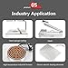 ZHDLdpUS Solid Nichrome Heating Flat Wire Nichrome Wire Suitable for Industrial Use, 3Mm Wide and 5 Meters Long,Thickness:0.15mm