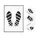 CYDZSW 50Pcs Paper Floor Mats for Cars and Trucks,Disposable Clear Car Mat,Auto Detailing Dealership Supplies,Floor Liners Covers,Automotive Carpet Protector Film