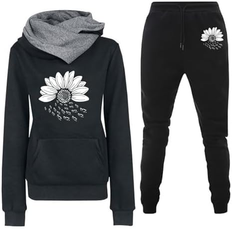 IQYU Tweedelig joggingpak voor dames, basic hoodie, sport