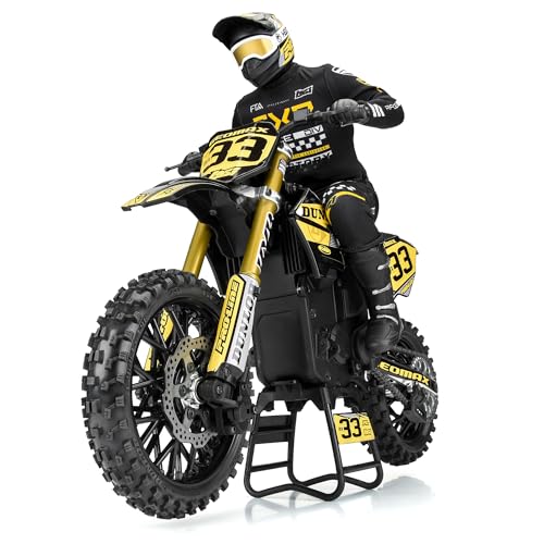 Image of Pro-Line Racing Dunlop Geomax MX33 V2 Bead CR4 Front Tire MTD Bullyspoke Black Promoto-MX PRO1022910