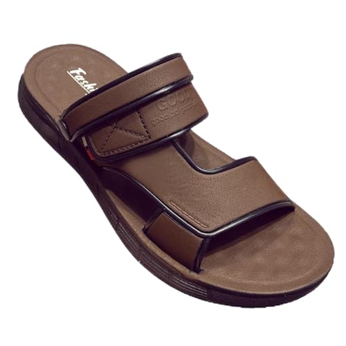 Men's sandals for summer, non-slip with thick soles, beach shoes, worn outside, driving, hard-wearing dual-purpose, men's, sandals