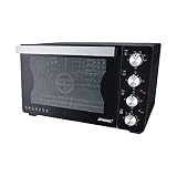 Steba KB M 35 Grill-Backofen / 1600 Watt / 4 Einschubebenen/Antihaftbeschichteter Innenraum/Drehspieß für 2 Hähnchen/Umluft zuschaltbar / 35 Liter Volumen/Schwarz