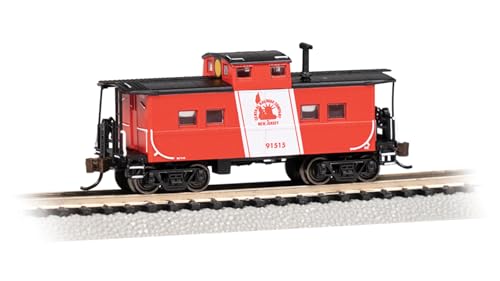 Bachmann Trains - Northeast Steel Caboose - Jersey Central #91515 - N Scale