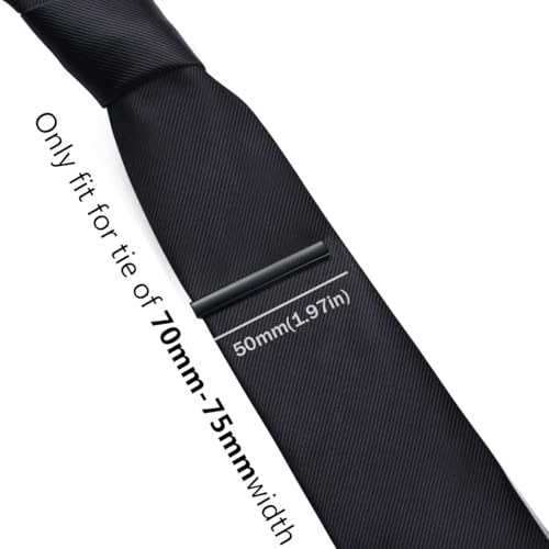 Image of HONEY BEAR 5cm /5.4cm /6cm Mens Tie Clip Bar for Normal Size Steel Business Wedding Gift 1.97 inch /2.12 inch /2.36 inch