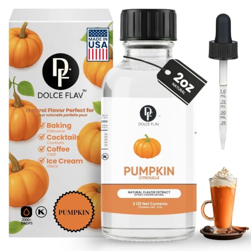 Image of Natural Pumpkin Extract for Baking, Beverages, Desserts, Cakes & More
