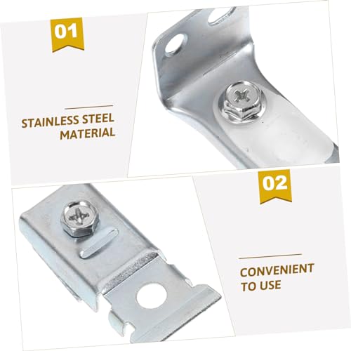Kit de reparación para puertas plegables con ruedas guía y piezas pivotantes para puertas corredizas de clóset, incluye herrajes duraderos para instalación fácil y uso prolongado miniatura 5