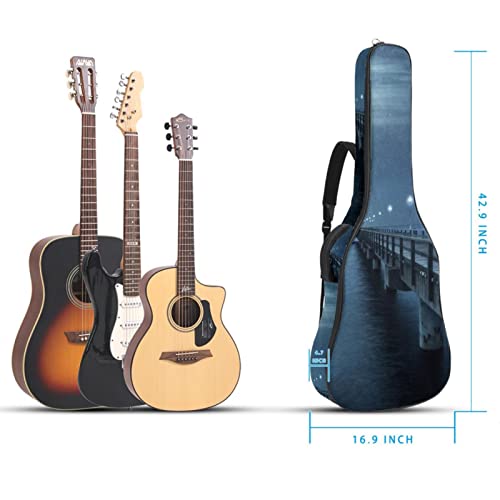 Hondank Housse pour guitare acoustique Mouette Nuit Galaxie 1 cm d’épaisseur Rembourrage étanche Housse de transport 40… - Les Beatles, Paul McCartney, John Lennon, RIngo Starr, George Harrison Hondank Housse pour guitare acoustique Mouette Nuit Galaxie 1 cm d'épaisseur Rembourrage étanche Housse de transport 40… – Image 6