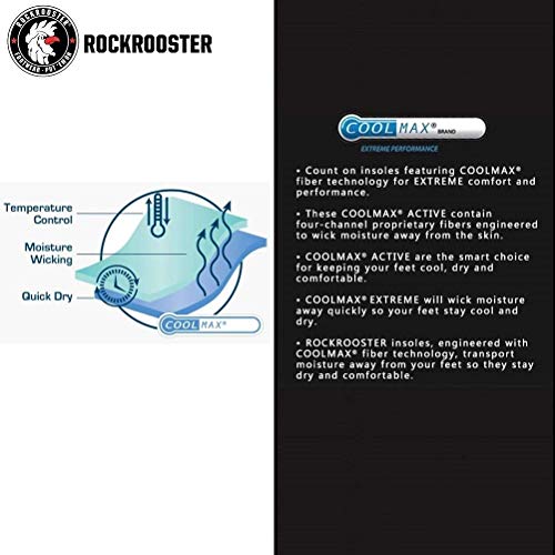 ROCKROOSTER Work Boots for Men, Soft Toe Waterproof Safety Working Shoes (AP808-soft, 10.5-BRN)
