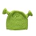 Produktbild TOSSPER 1pc Unisex Hand Strickmütze Wolle Winter Strickmütze Cosplay Dome Cap Shrek Hat Grün