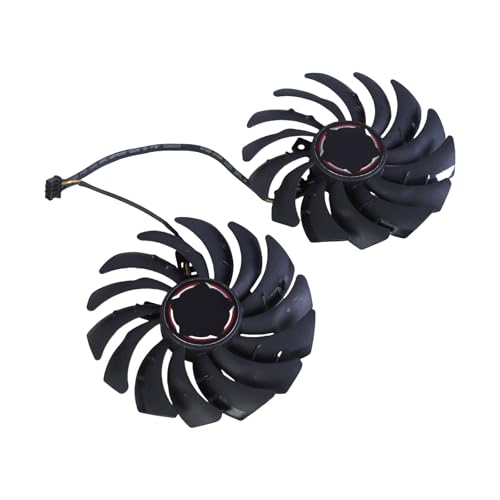 Yjcnelcr GPU Cooling Fan High Efficiency for RTX2080 2080Ti 2070 Graphics Card 4Pin VGA Cooling Easy Installation and Quiet