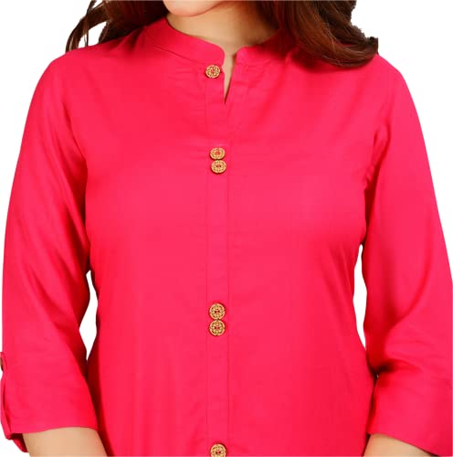 Image of NEW4U Women's Solid Rayon Straight Kurta