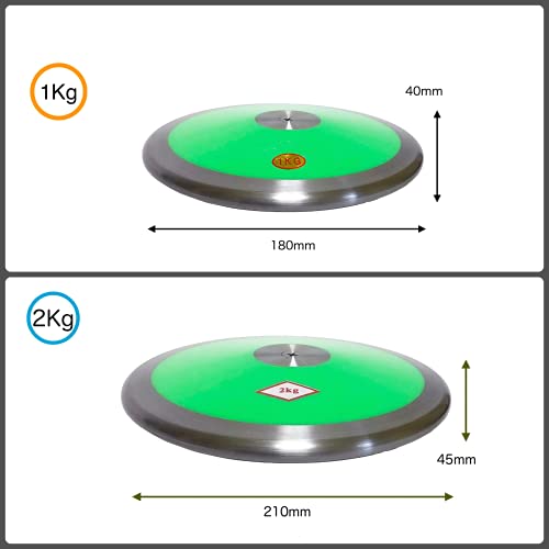 fieldlabo 円盤投げ練習用 円盤 1kg 緑