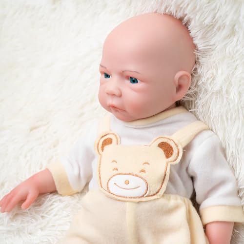Muñeca Reborn Realista 18 Pulgadas Silicona Niño miniatura 3