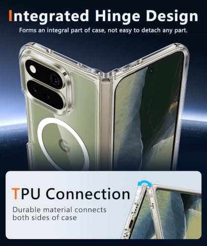 Image of FNTCASE for Google Pixel 11 Pro Fold Case Clear Compatible with Magsafe