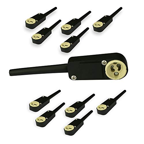 Lot De 6 Douilles GU10 En Céramique Avec Câble Et Manchon