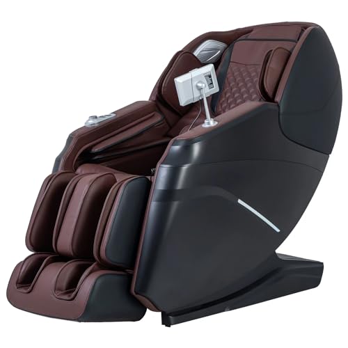 iRest 2024 Massage Chair - Full Body Relaxation with Yoga Stretching, Zero Gravity, SL Track, Foot Rollers, Airbags, Heating, and More (Black)