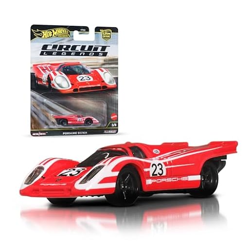 Hot Wheels Premium Car Culture Circuit Legends Porsche 917K Coche de juguete metálico coleccionable a escala 1:64, vehículo con neumáticos Real Riders, JBK63 | Ya disponible en tu tienda friki favorita! En mundofriki.es!