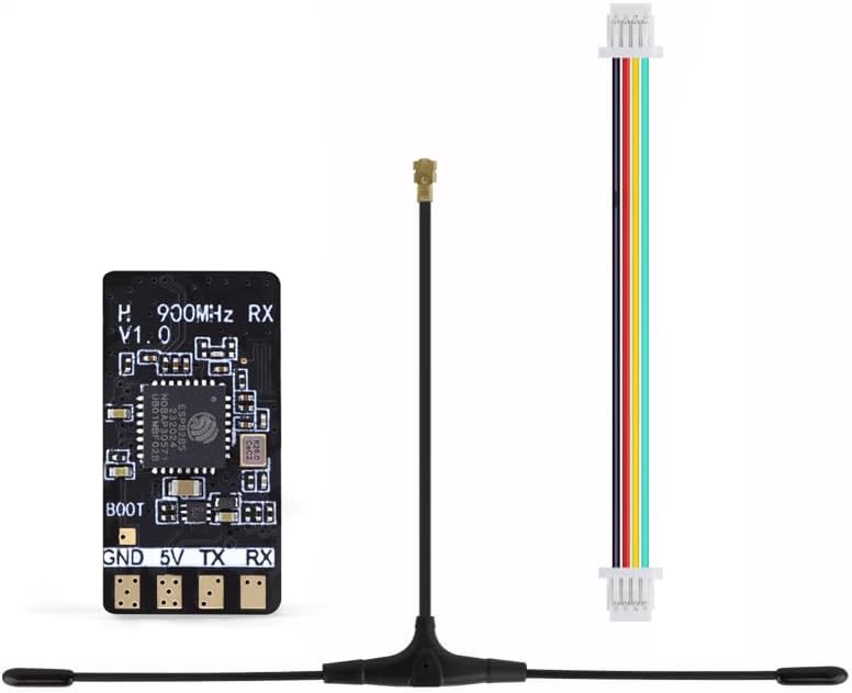 HGLRC ELRS 915MHz Receiver ExpressLRS Nano Long Range with T Type Antenna for FPV Racing Drone