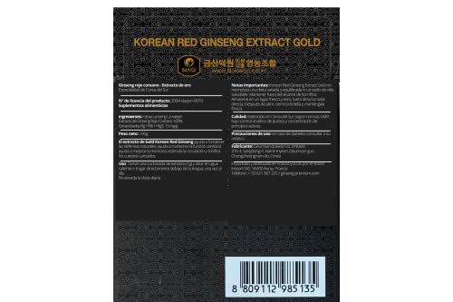Samsidae Korean Red Ginseng Extract Gold 100G 6 Years (13Mg/G), 100% Korean Red Ginseng Extract - Boost Immunity And Promote Enhance Immunity, Mental Performance, Stamina, Energy Health #TOP7