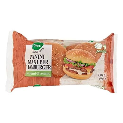 Pam Panini Maxi Hamburger, 300g