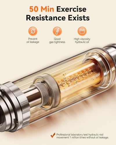 Niceday Steppers for Exercise, Mini Stair Stepper with Resistance Bands at Home Workout Equipment with 300LBS Loading Capacity, Hydraulic Fitness Stepper with LCD Monitor3