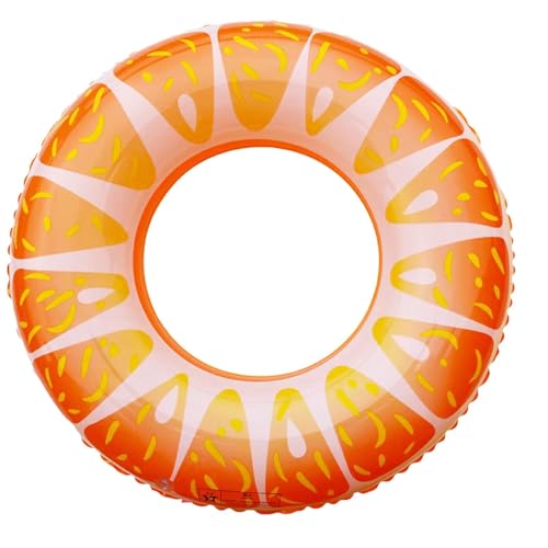 Flotador de piscina de cal,Flotador de piscina de frutas | Sandía Kiwi Naranja Tubos inflables Floaties Juguetes Anillos de natación - Flotador portátil del anillo de la piscina para la fiesta temátic