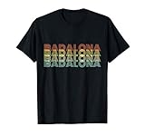 Badalona Retro Inicio Vintage Ciudad Natal Camiseta