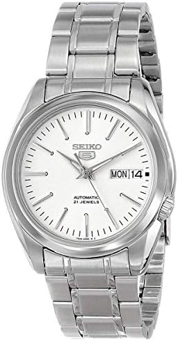 SEIKO Men's Year-Round Automatic Watch with Stainless Steel Strap, Silver, 20 (Model: SNKL41K1)