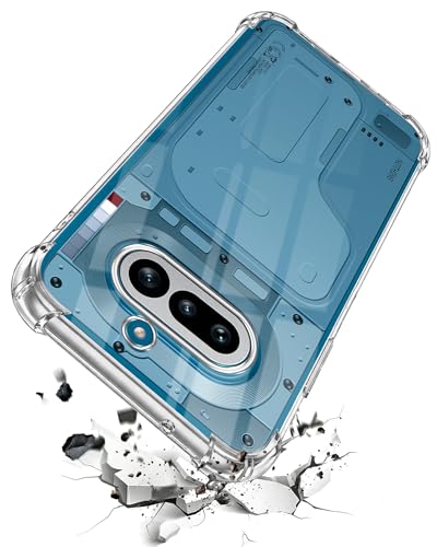 Image of Jkobi Shockproof Crystal-Clear Back Cover for Nothing Phone 4A 5G (Anti Yellow Case | Drop & Camera Protection | Hard Polycarbonate)
