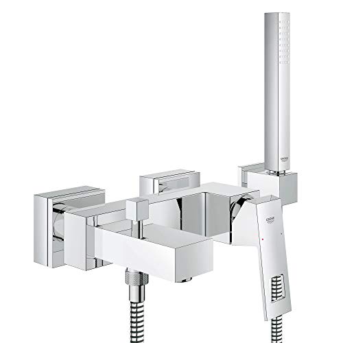 GROHE Eurocube | Robinetterie de salle de bain, mitigeur baignoire monocommande | chrome | 23141000