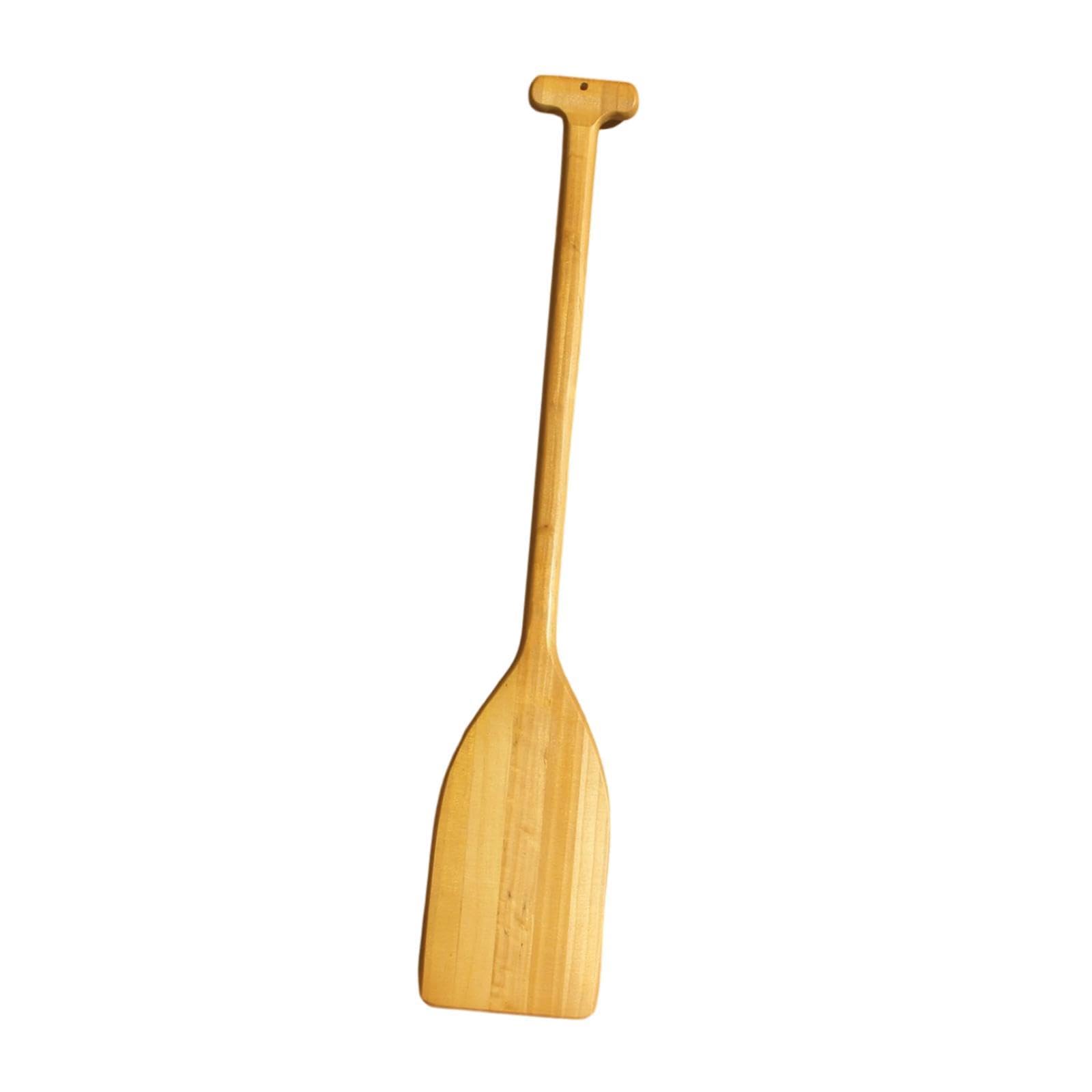 Gralara Pagaia per Barca in Legno per Esterni, Leggera, 90 Cm, Robusta, Decorazione Nautica, Remo per Canoa, Remo per Barca con Maniglia a T Realizzato a Mano