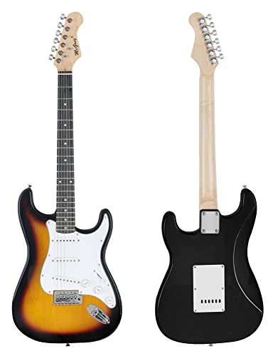 McGrey Rockit guitare électrique ST set complet sunburst - Les Beatles, Paul McCartney, John Lennon, RIngo Starr, George Harrison McGrey Rockit guitare électrique ST set complet sunburst – Image 3