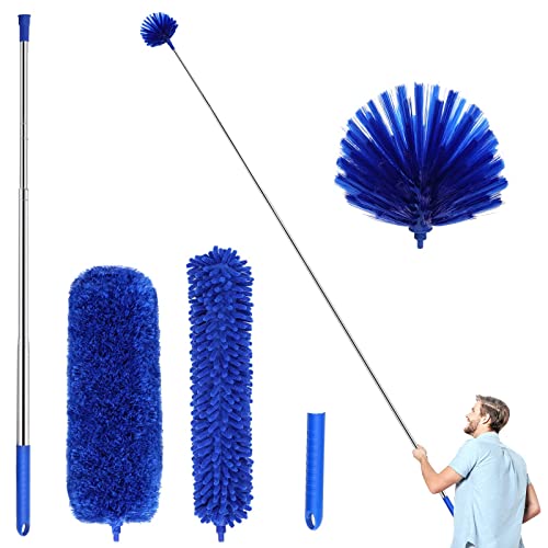 Microfiber Dusters 5-Pack with Telescopic Handle