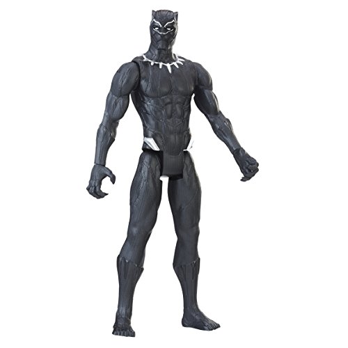 Black Panther- Figura Titan Hero, Multicolor, 30 cm (Hasbro E1363EU4)