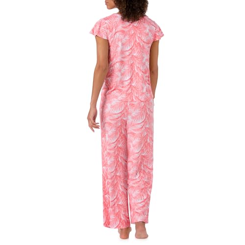 Image of Tommy Bahama Matching 2 Piece Short Sleeve Jersey Pajamas for Women Set