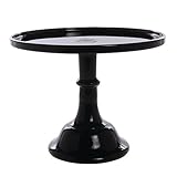 Mosser Glass Vintage Black Raspberry Glass Cake Stand - 9