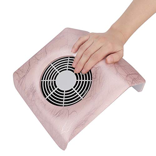 Preisvergleich Produktbild Nagelstaubsammler, mit beiden Händen arbeiten(Striped pink, European standard 220V)