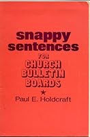 Snappy Sentences for Church Bulletin Boards 0687388031 Book Cover