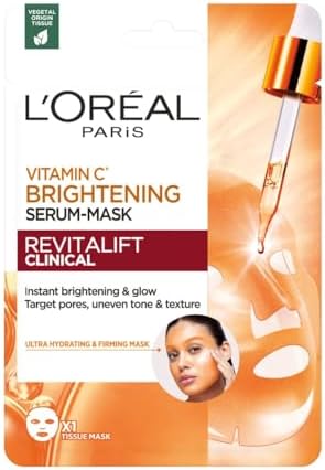 L'Oréal Paris Vitamin C Instant Brightening Serum Mask Infused with Vitamin C and Salicylic Acid 26g