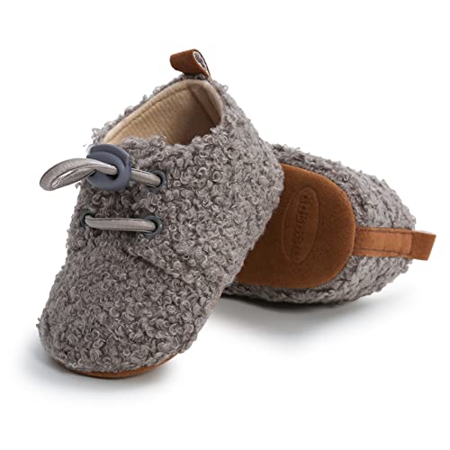 Willfun Baby Girls Boys Fleece Booties Infant Winter Indoor Slippers Soft Sole Toddler First Walkers Crib Shoes #TOP4