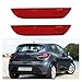 Car Rear Bumper Reflector Compatible With Renault Clio MK4 15 Dci 75 90 2012 2013 2014-2021 Auto Reflective Strips Decorative Accessories(Left)