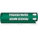 Brady 5747-I, 92590 High Performance - Wrap Around Pipe Marker, (Pack of 15 pcs)