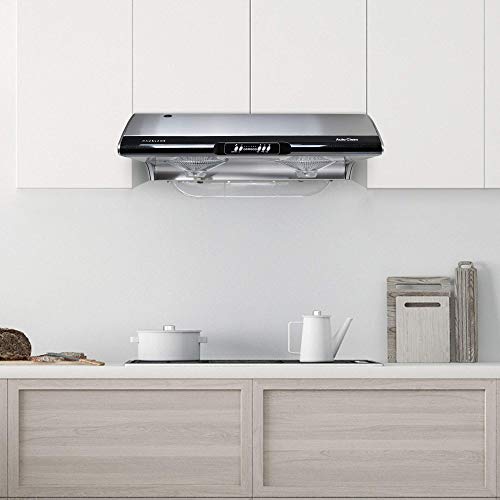 Hauslane | Chef Series Range Hood C395 36" Under Cabinet Kitchen Extractor | Slim Stainless Steel Design With Self Cleaning | 6-Speed Setting Exhaust Fan, Incandescent Lamp | 3-Way Venting #TOP4