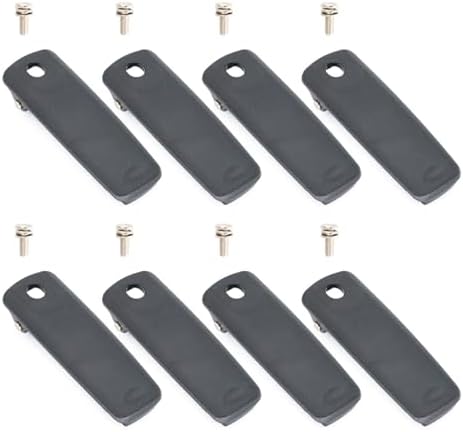 Pack De 10 Clips De Cinturón Para Radios BF-888S, BF-666S Y Más – Plástico Resistente, Con Tornillos De Repuesto