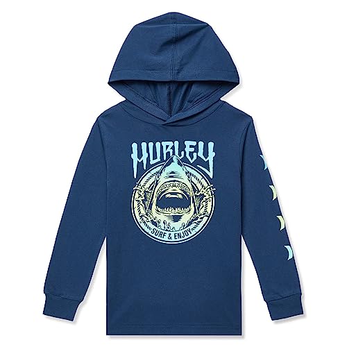 Image of Hurley boys Long Sleeve Hooded Graphic T-shirt