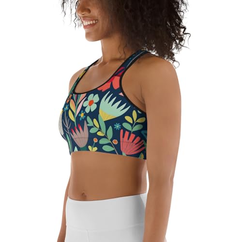 Brassière de sport compression textile premium maintien ferme