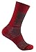 Produktbild Wrightsock Sportsocke rotgrau lang CREW Coolmesh II Merino Wolle -anti-blasen Gr. M