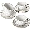 LE TAUCI Embossment kom, set van 4, 355 ml, Arctic White