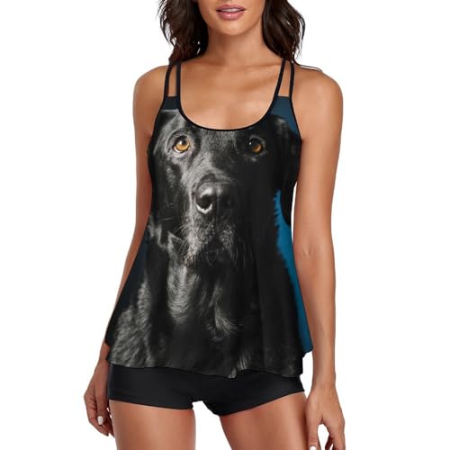 Maillot de Bain Labrador Noir pour Journée Plage et Piscine