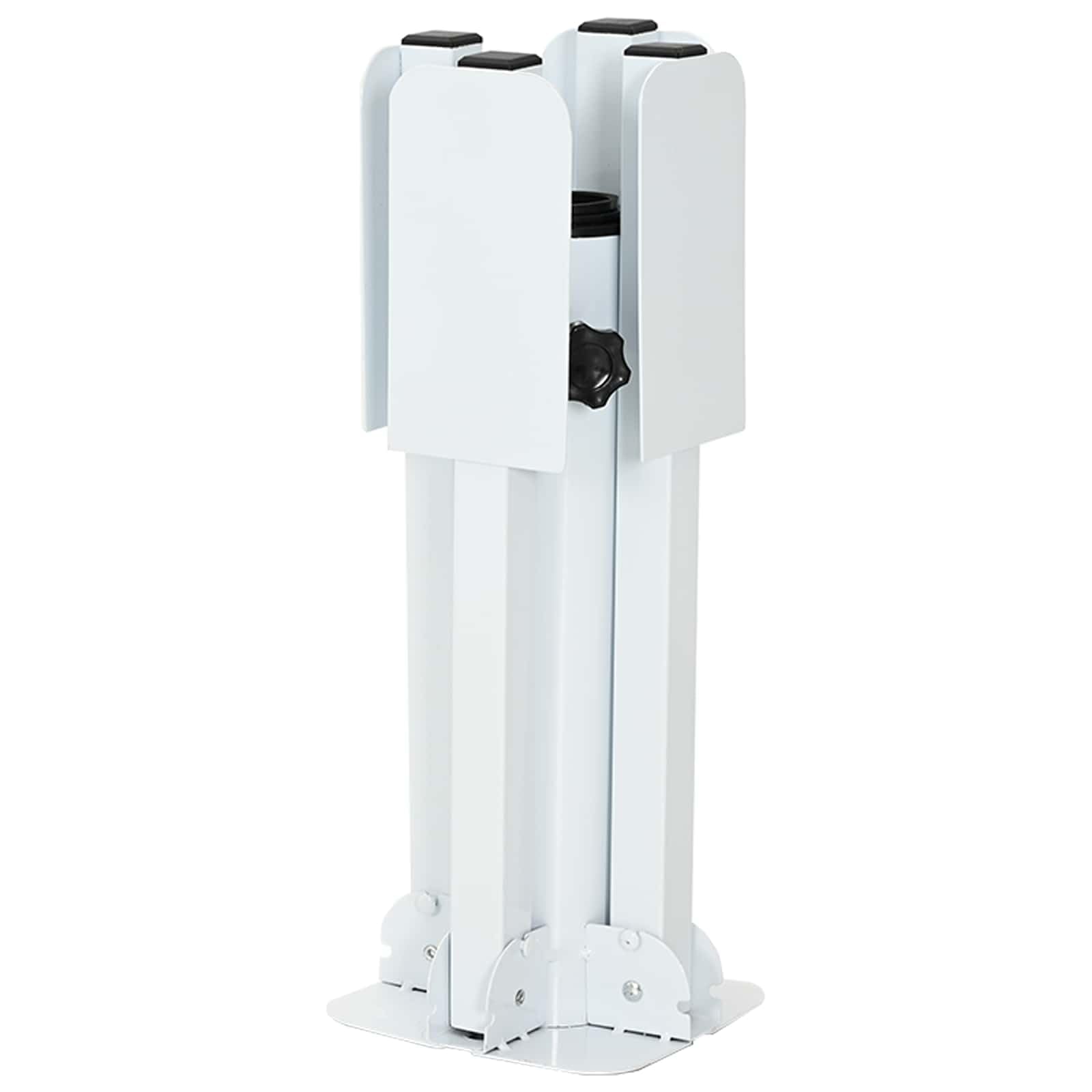 Supporto Ombrellone Bianco Acciaio Giardino